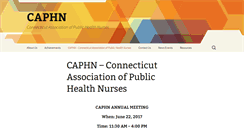Desktop Screenshot of caphn.org