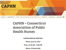 Tablet Screenshot of caphn.org